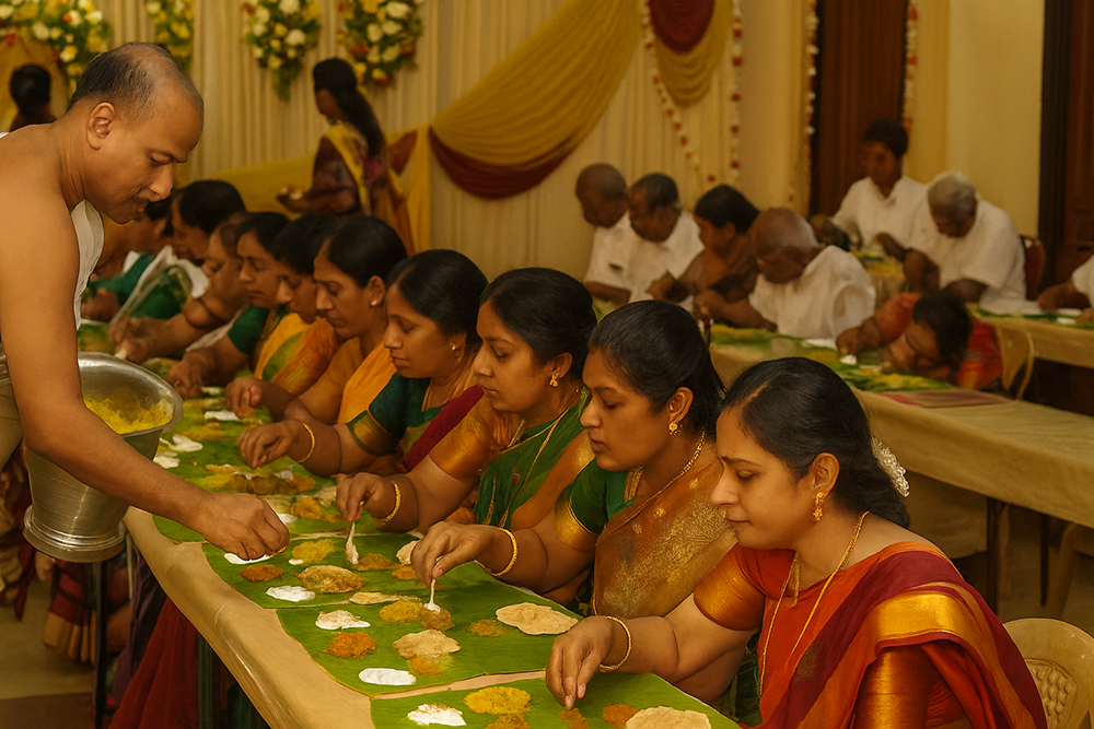 South Indian Wedding Feast
